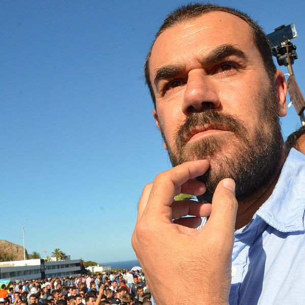 Marockanska protestledaren Nasser Zefzafi.