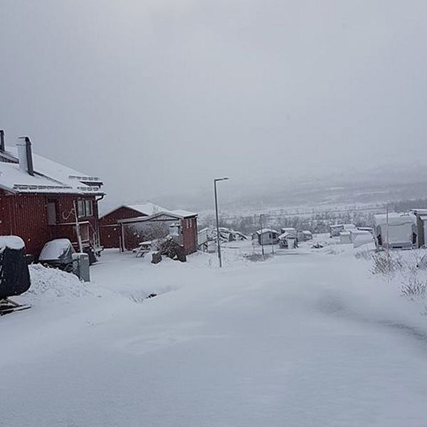 Snö i Katterjåkk