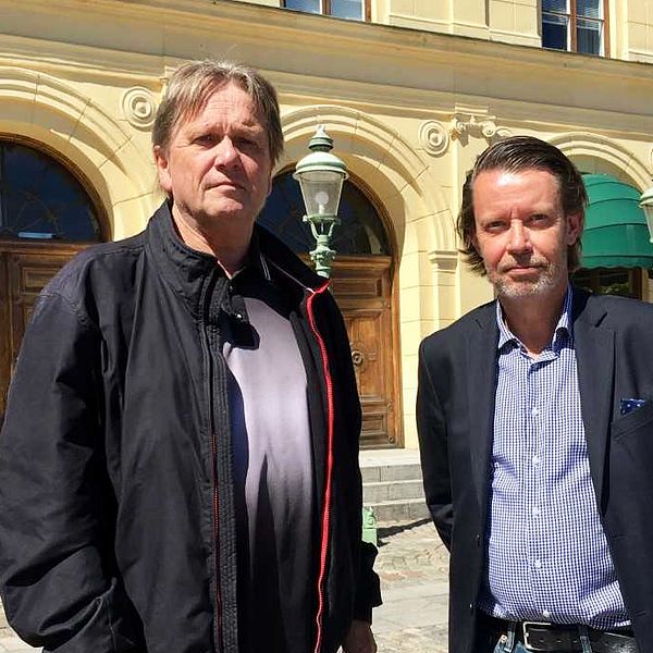 Advokaterna Lennart Lefverström och Per Eriksson