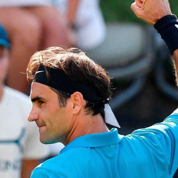 Roger Federer är klar för final i Stuttgart.