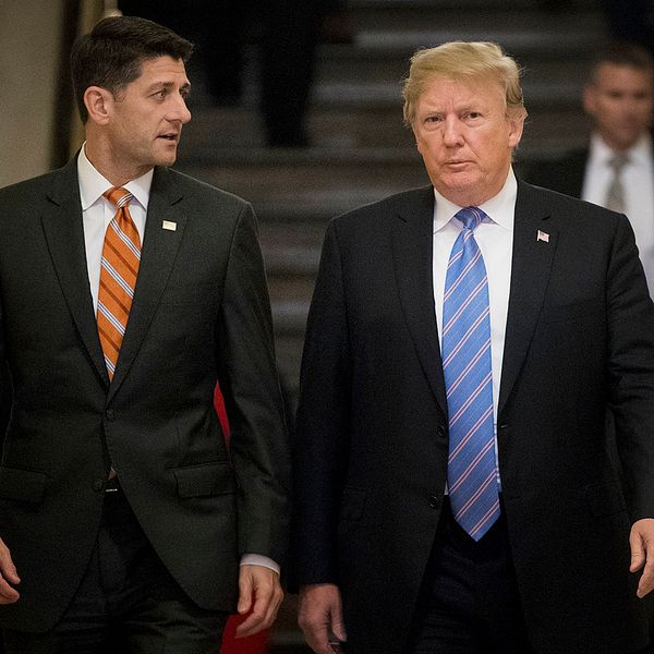 USA:s president Donald Trump träffade under tisdagskvällen talmannen i Representanthuset, Paul Ryan, för att diskutera invandringslagstiftningen i landet