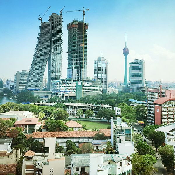 En bild av det nya Sri Lank och Colombo – här är huvudstadens nya skyline vid stadsdelen Galleface
