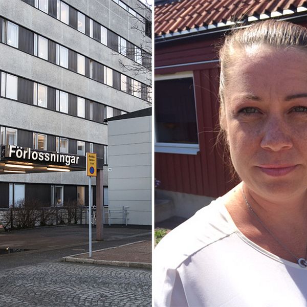 Östra sjukhuset i Göteborg och Maria Fredriksson.