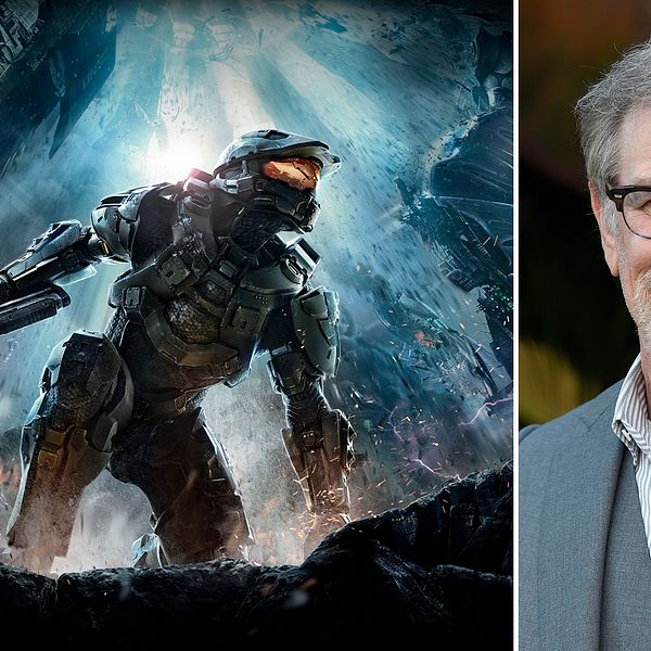 Omslaget till Halo 4, ett av spelen i Halo-serien. Den nya tv-serien görs bland annat av regissören Steven Spielbergs produktionsbolag.