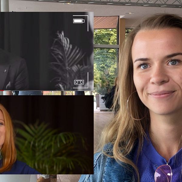 Jimmie Åkesson, Annie Lööf och Margaux Dietz.