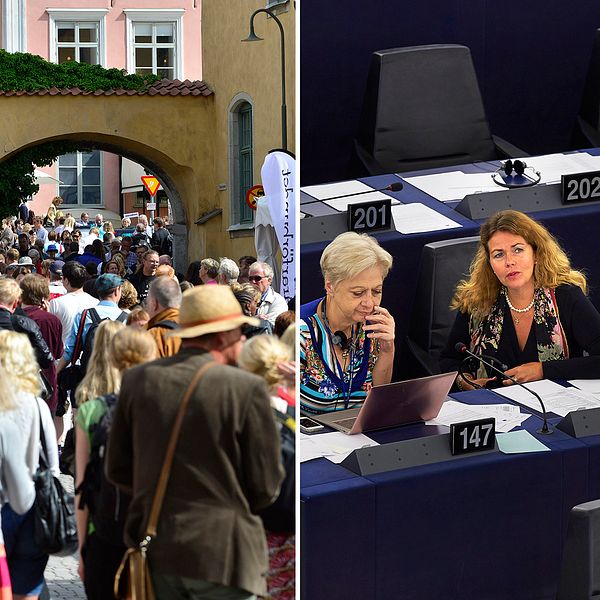 Visby eller Strausburg? En klar majoritet av svenska EU-parlamentariker valde bort Almedalsveckan då en uppmärksammad omröstning om en ny upphovsrättslag äger rum samma vecka.