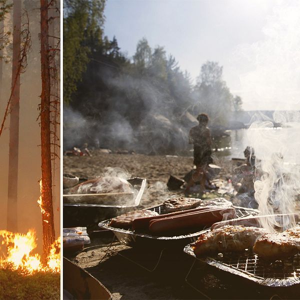 eldning grillning eldningsförbud