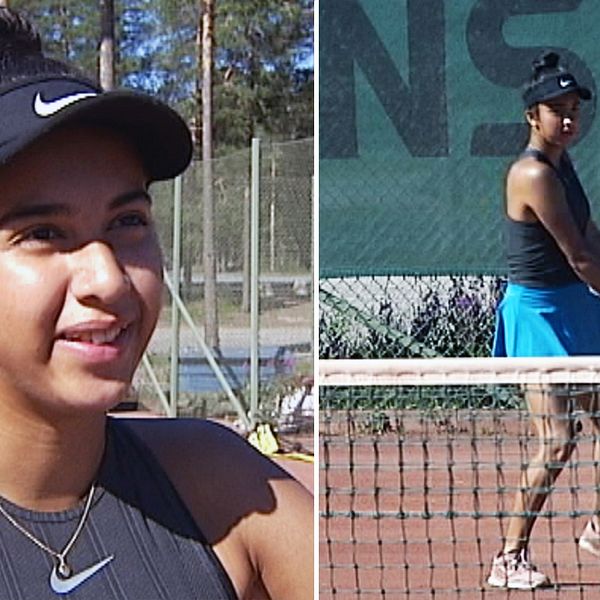 Tennisspelaren Maria Fernanda Morales Vazques siktar på att bli en av de bästa.