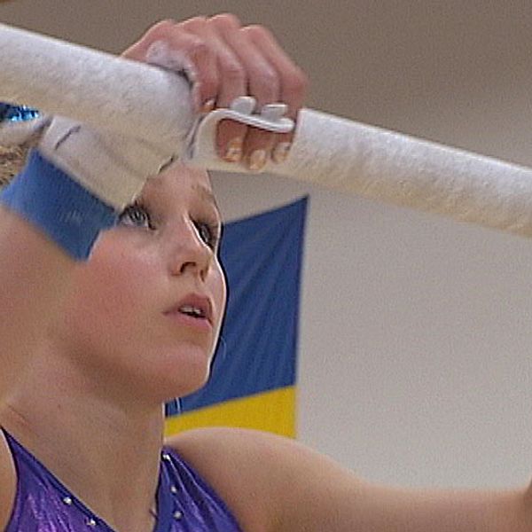 Jonna Adlerteg vid barren