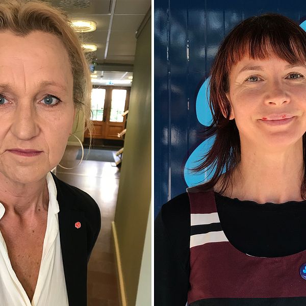 Boel Godner (S) och Beata Milewczyk (SD) i Södertälje.