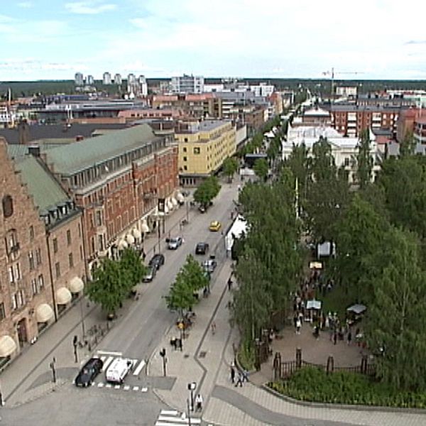 Vy över Luleå från Stadshuset