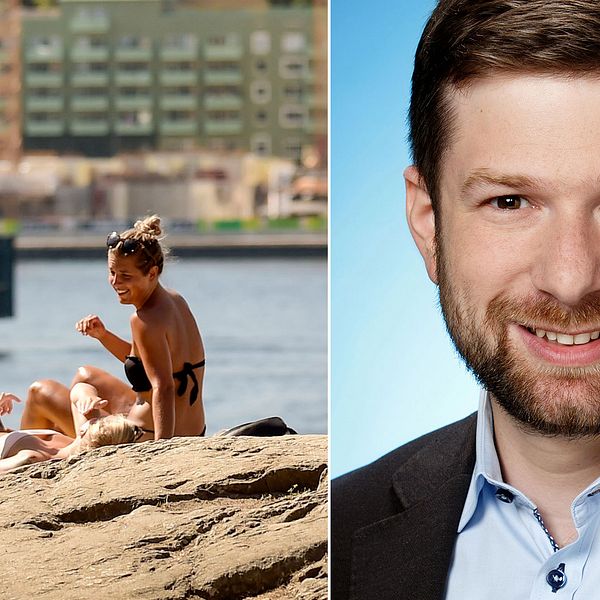 Solande kvinnor i Stockholm och meteorolog Nitzan Cohen