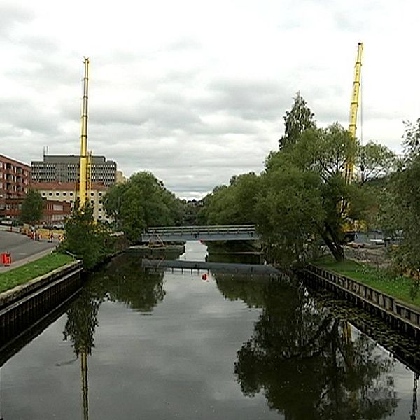 Ny bro över Selångersån i Sundsvall.