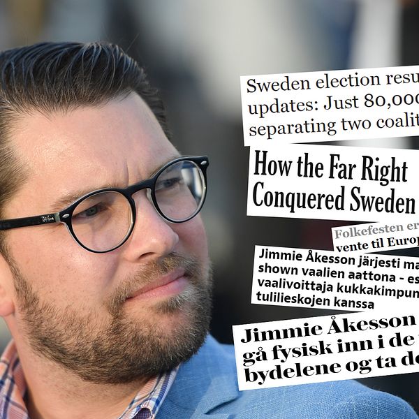 Sverigedemokraterna är det återkommande temat när utländsk media skriver om det svenska valet.