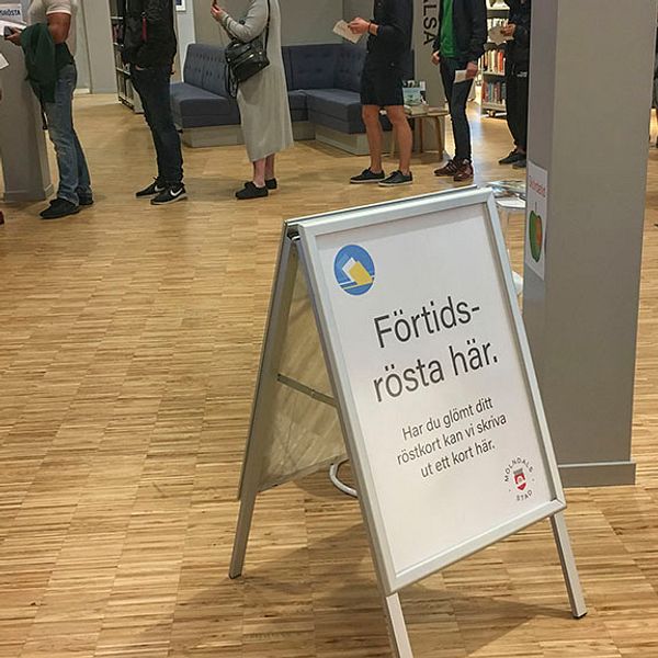 Många har förtidsröstat