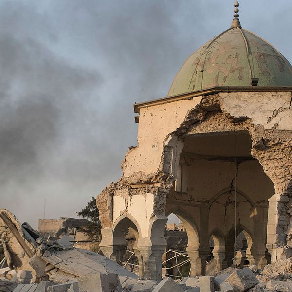 Den sönderbombade al-Nurimoskén