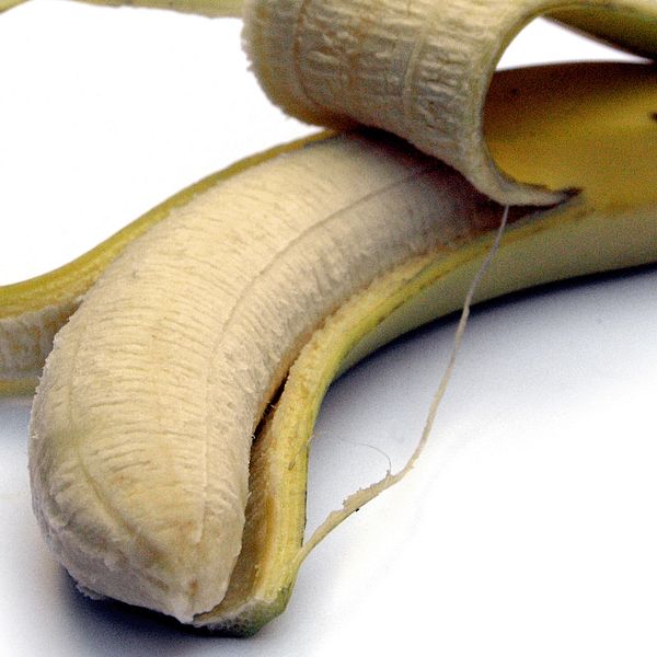 En skalad banan.