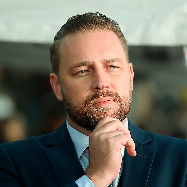 Mattias Karlsson, gruppledare för Sverigedemokraterna.