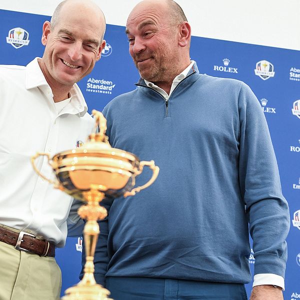 Jim Furyk och Thomas Björn.