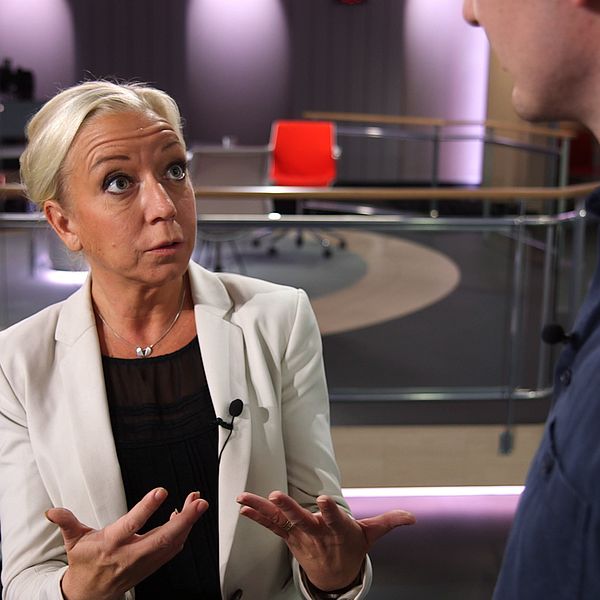 SVT:s politikreporter Elisabeth Marmorstein.