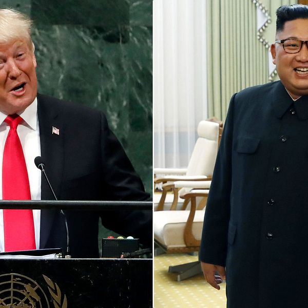 USA:s president Donald Trump och Nordkoreas diktator Kim Jong-Un.