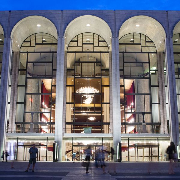 The Metropolitan opera på Broadway i New york.