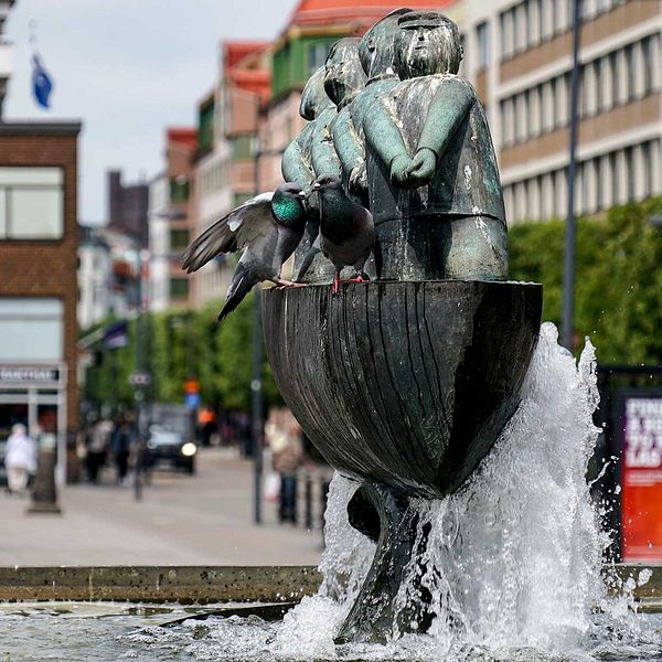 Gustav Adolfs Torg, en av de platser där trygghetsdialoger nu inleds i Helsingborg.