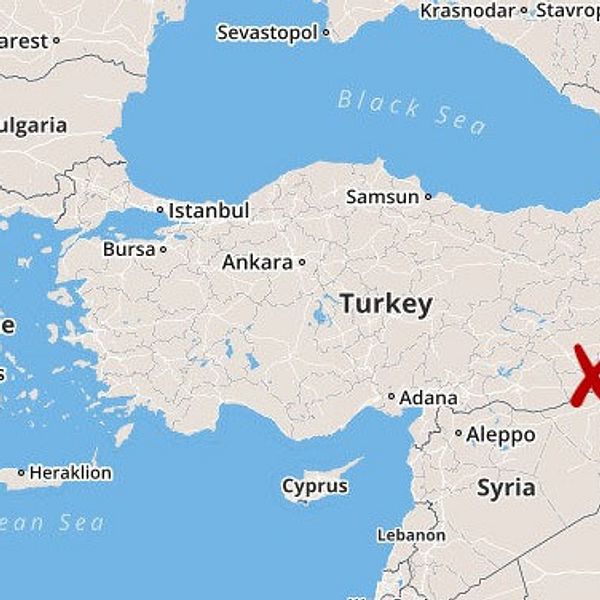 Karta över Turkiet