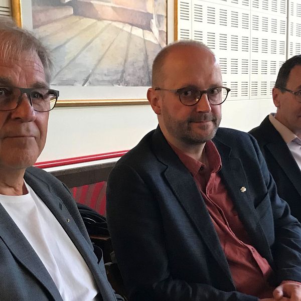 Haparanda får ett nytt näringslivsråd, enligt beslut i kommunstyrelsen. På bilden syns Anders Rönnqvist (Sjvp), Sven Tornberg (C)
och Niklas Olsson (M).