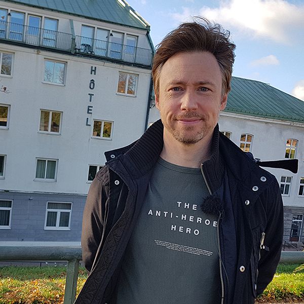 Tobias Persson besöker Halmstad, där han spenderade tre år i gymnasiet.