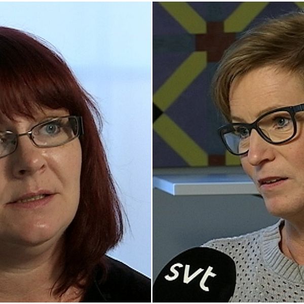 Två porträttbilder på Linda Bredahl och Eva-Britt Sjöberg.