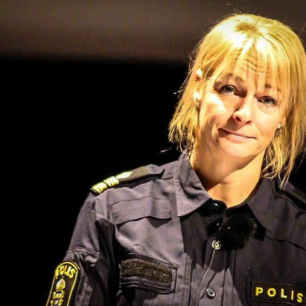 Åsa Sjöström, lärare vid polishögskolan i Umeå var på plats under temadagen.