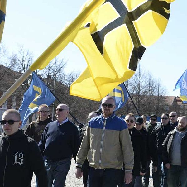 Svenskarnas parti demonsterar i Jönköping 2013