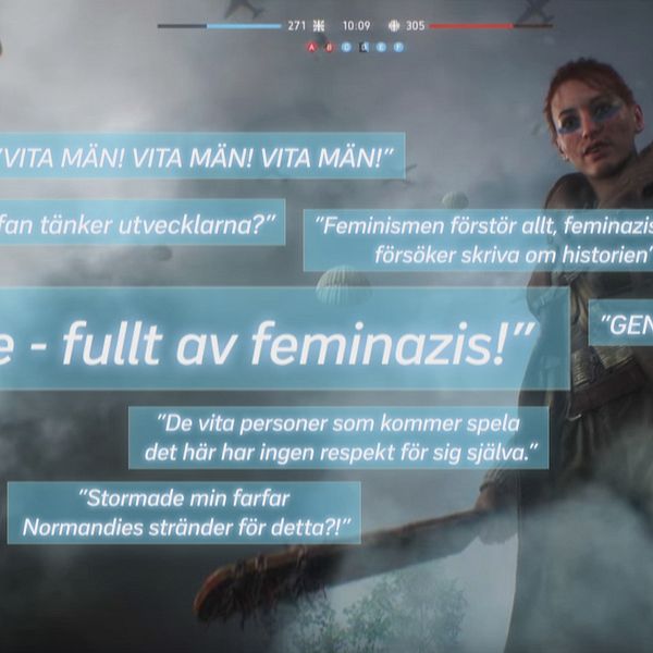 Ett axplock av de arga reaktioner som Battlefields första kvinnliga huvudperson har väckt.
