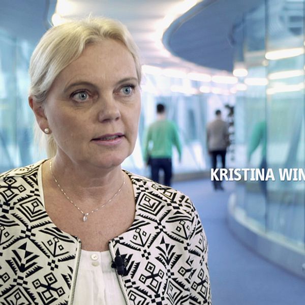 Sverigedemokraternas EU-kandidat Kristina Winberg.