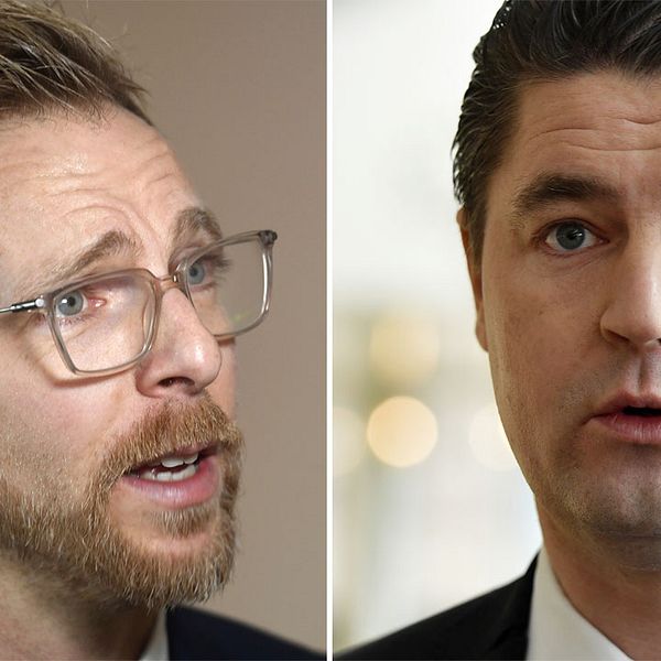 Jakob Forssmed (KD) och Oscar Sjöstedt (SD), ekonomisk-politiska talespersoner.
