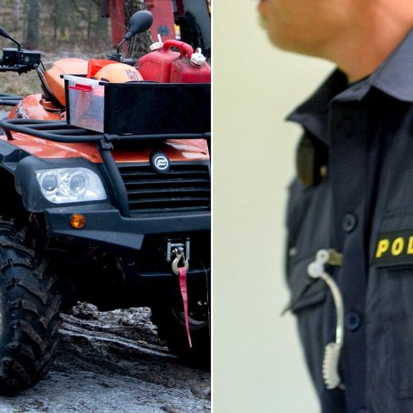 fyrhjuling, polis, polisunifrom