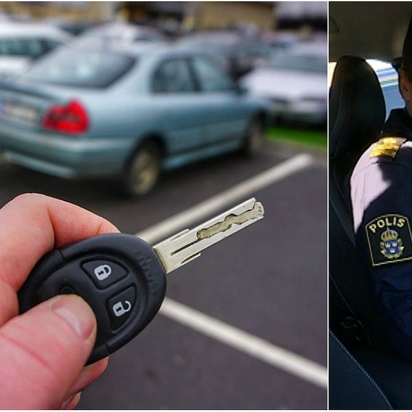 Genom att blockera signalen från bilens nyckel hindrar tjuven bilen från att låsas, säger Göran Holmgren kommunpolis i Malmö.