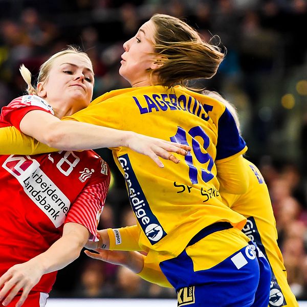 Jörgensen i duell med Sveriges Anna Lagerquist i VM förra året.