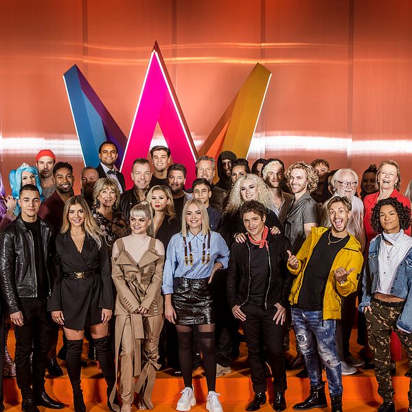 Artisterna i Melodifestivalen 2019.
