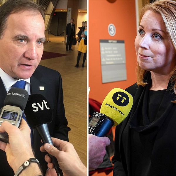 Stefan Löfven och Annie Lööf