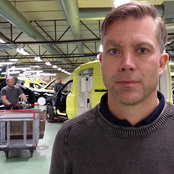 Fredrik Nilsson, vd på Nilsson special vehicles i Laholms kommun.