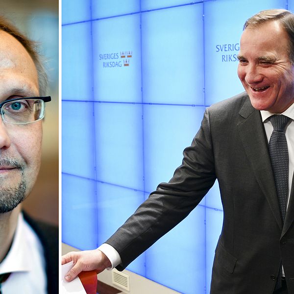 Ulf Bjereld och Stefan Löfven.