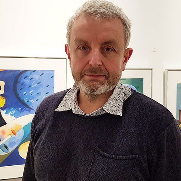 Vännen och galleristen Ulf Carlson arbetade med Åke Arenhill i över 20 år.