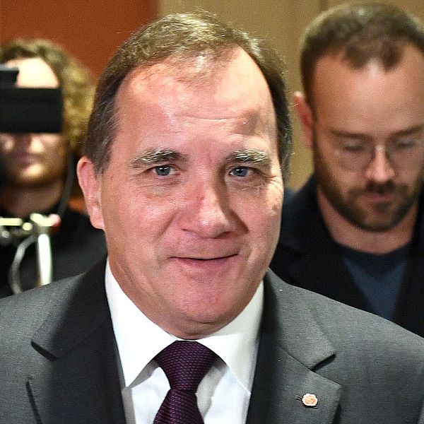 S-ledaren Stefan Löfven