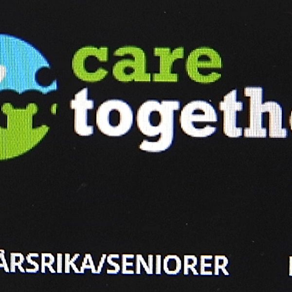 Skärmdump från Care Togethers hemsida.