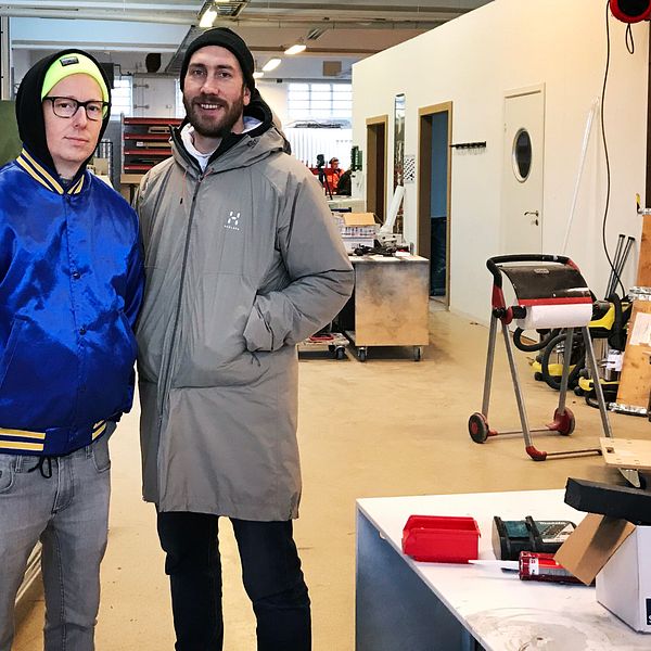 Daniel Nätterdal, föreståndare Örebro skateboard, och Daniel Schön, ordförande i föreningen Örebro skateboard.