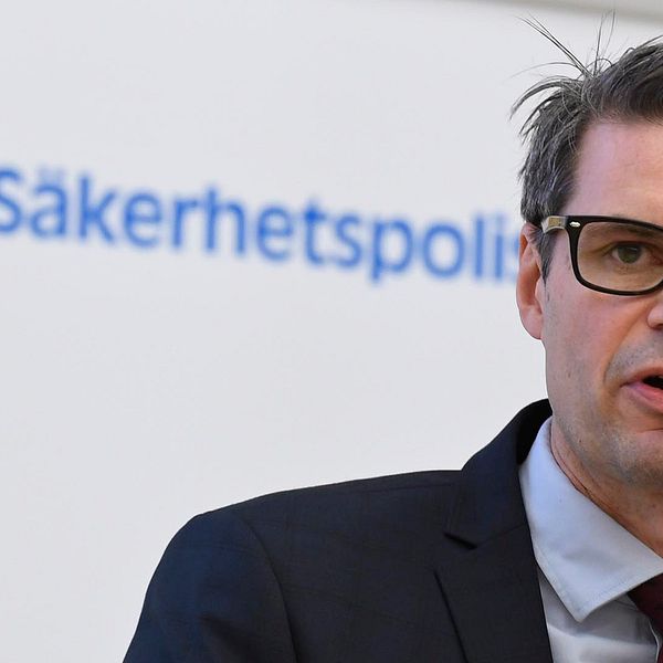 Fredrik Hallström, enhetschef för arbetet mot kontraterrorism och extremism på Säpo.