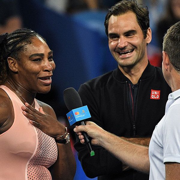 Serena Williams och Roger Federer.