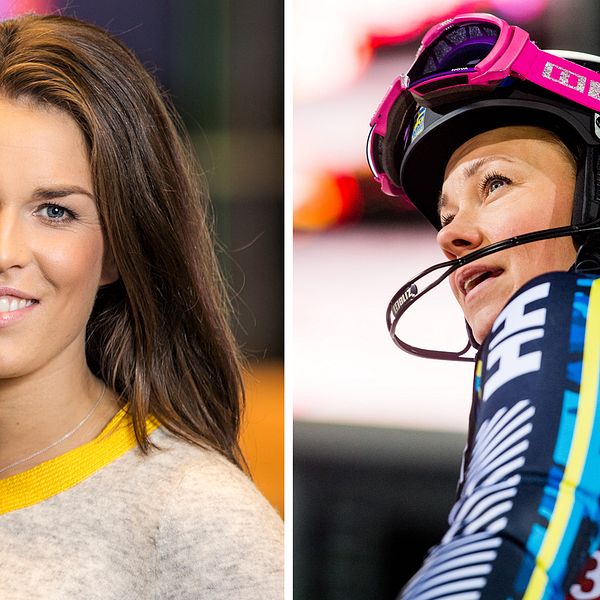 Maria Pietilä Holmner och Frida Hansdotter.